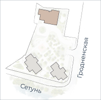 Расположение корпуса