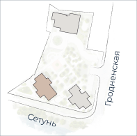 Расположение корпуса