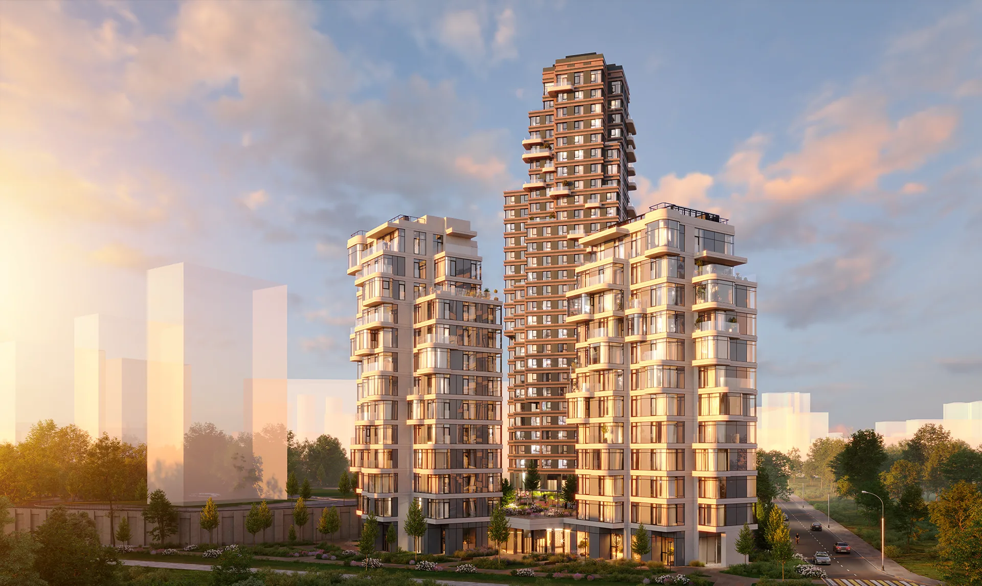 Всего 3 дома
на 220 квартир