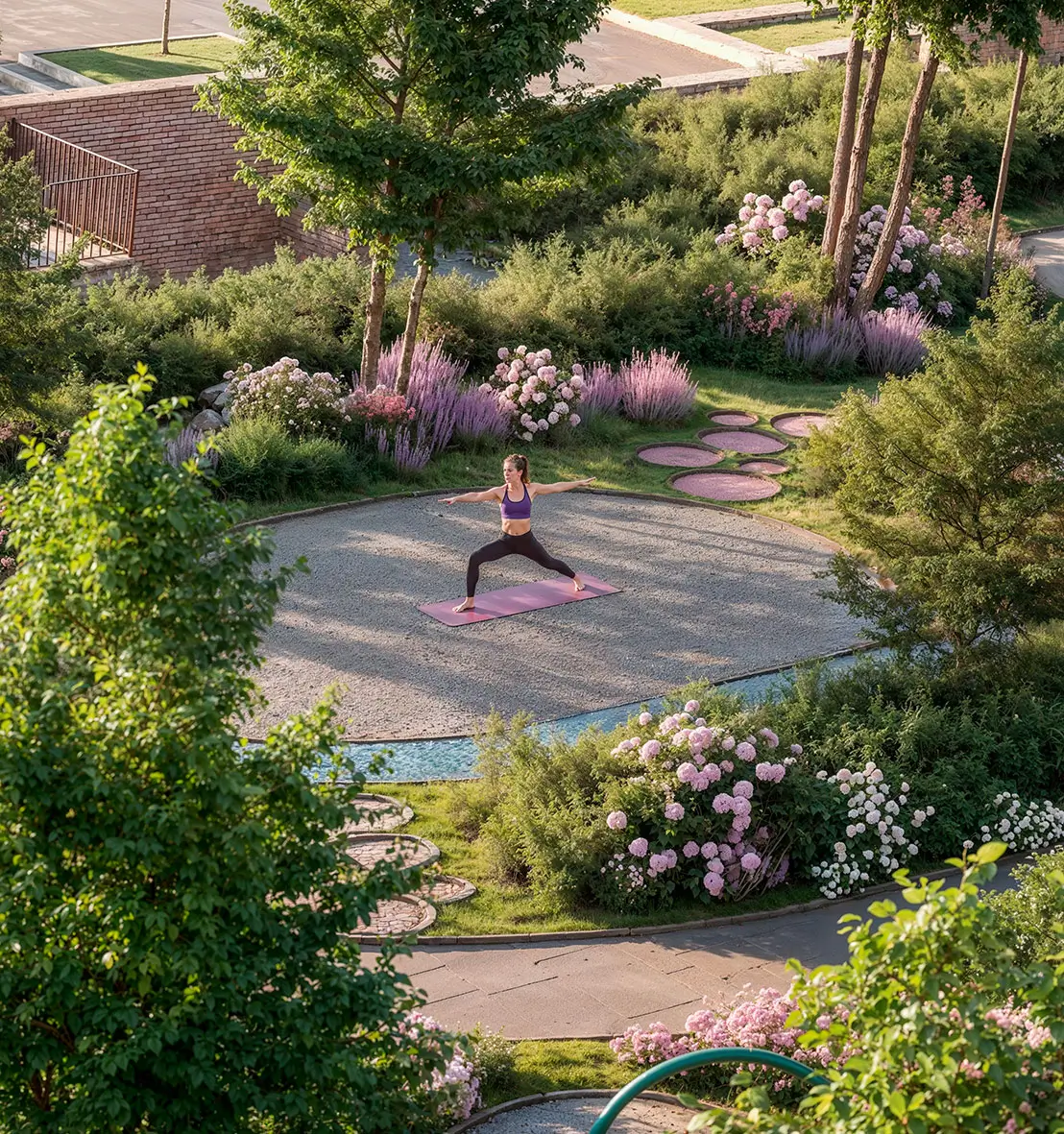 Площадка для йоги